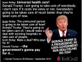 Trump Universal healthcare